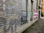 Graffitientfernung Hamburg - Graffiti auf Fenstern